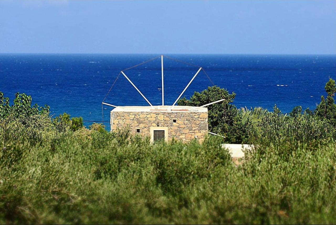 Villa Authentic Cretan Stone Windmill Sitia  Exterior foto