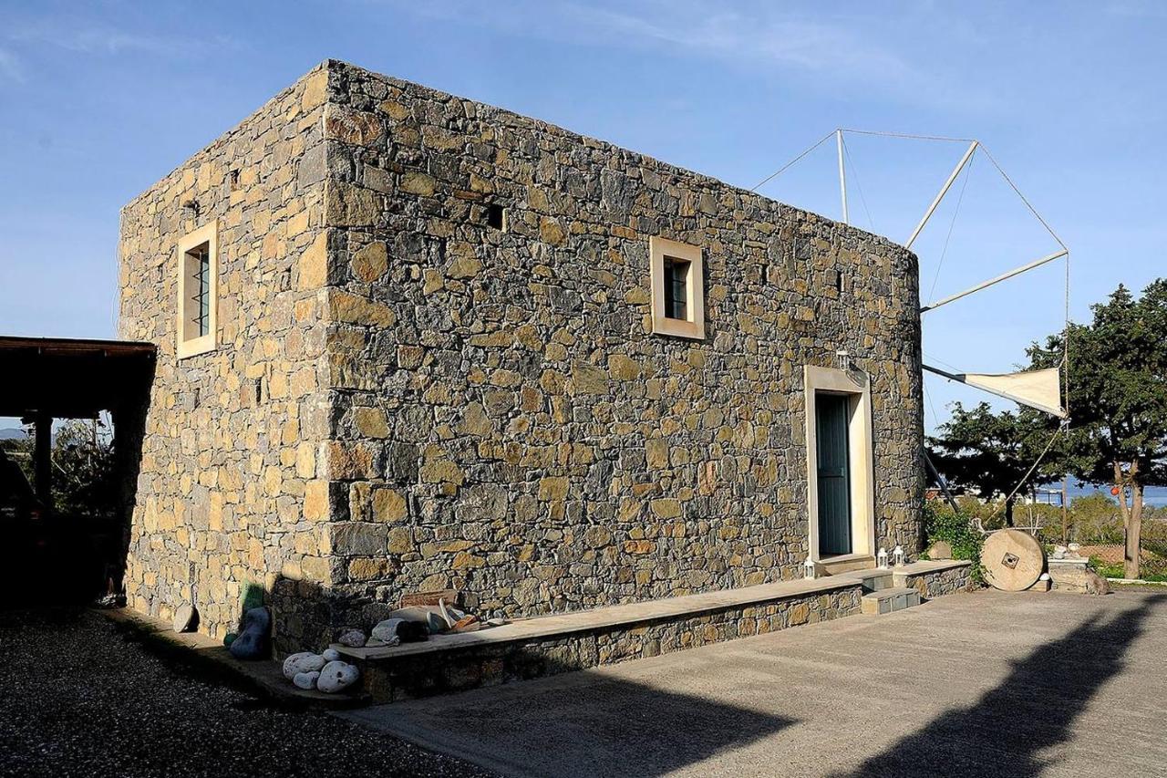 Villa Authentic Cretan Stone Windmill Sitia  Exterior foto